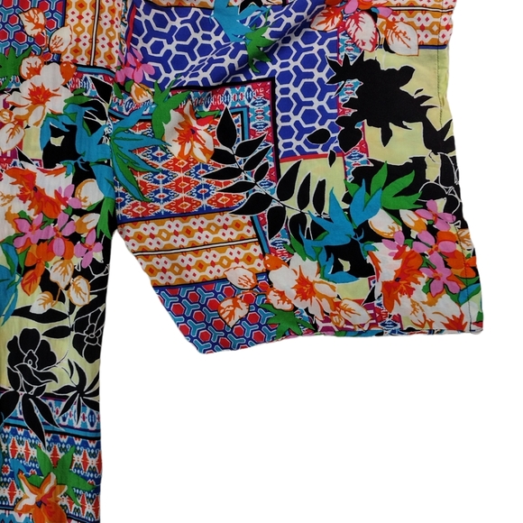 JOSIE Floral Rayon Kimono Wrap SIZE S - Picture 9 of 11
